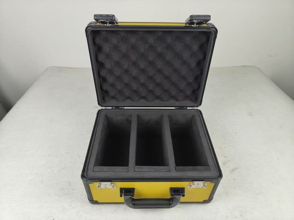 x_evo-0297 Evoretro Trading Card Storage Box for 90 Cards Yellow - immagine 1
