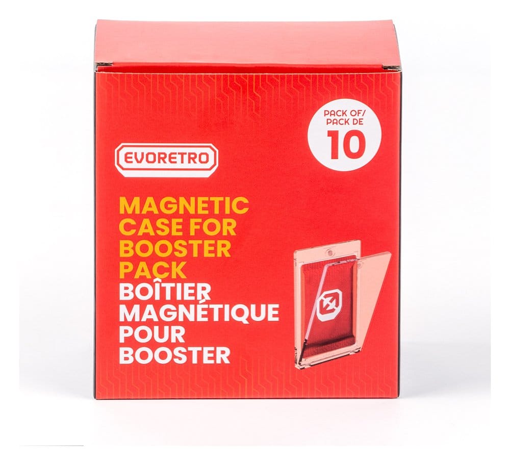 x_evo-0785 Acrylic Case Magnetic One Touch 10-Pack for Booster Packs - immagine 1