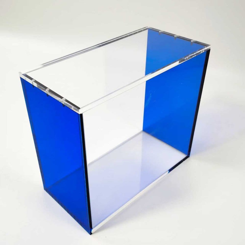 x_evo-2093 Evoretro Magnetic Acrylic Display Case for ETB with Colored Sides - Blue - immagine 1