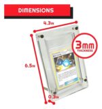 Evoretro Acrylic Card Display Stand for PSA Graded Cards 3mm - immagine 4