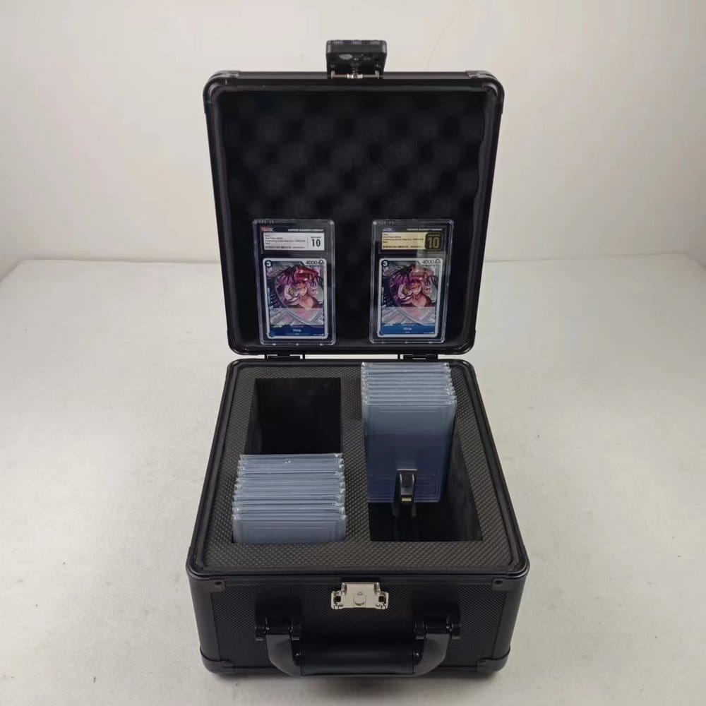 x_evo-8959 Evoretro Trading Card Storage Box for 60 Cards Gray - immagine 1