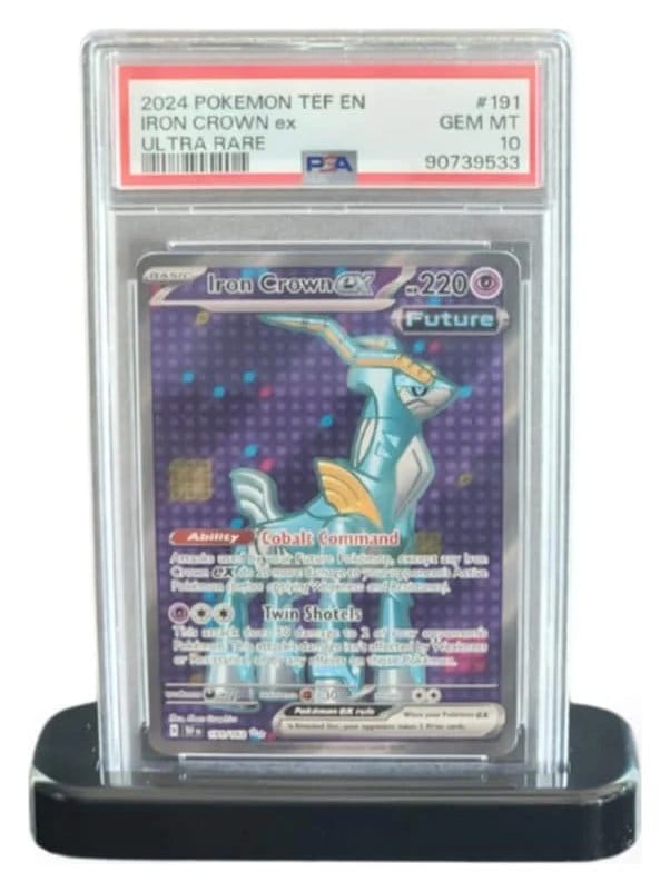 x_evo-9246 Evoretro Display Stand for PSA & CGC Graded Card Slabs Black - immagine 1