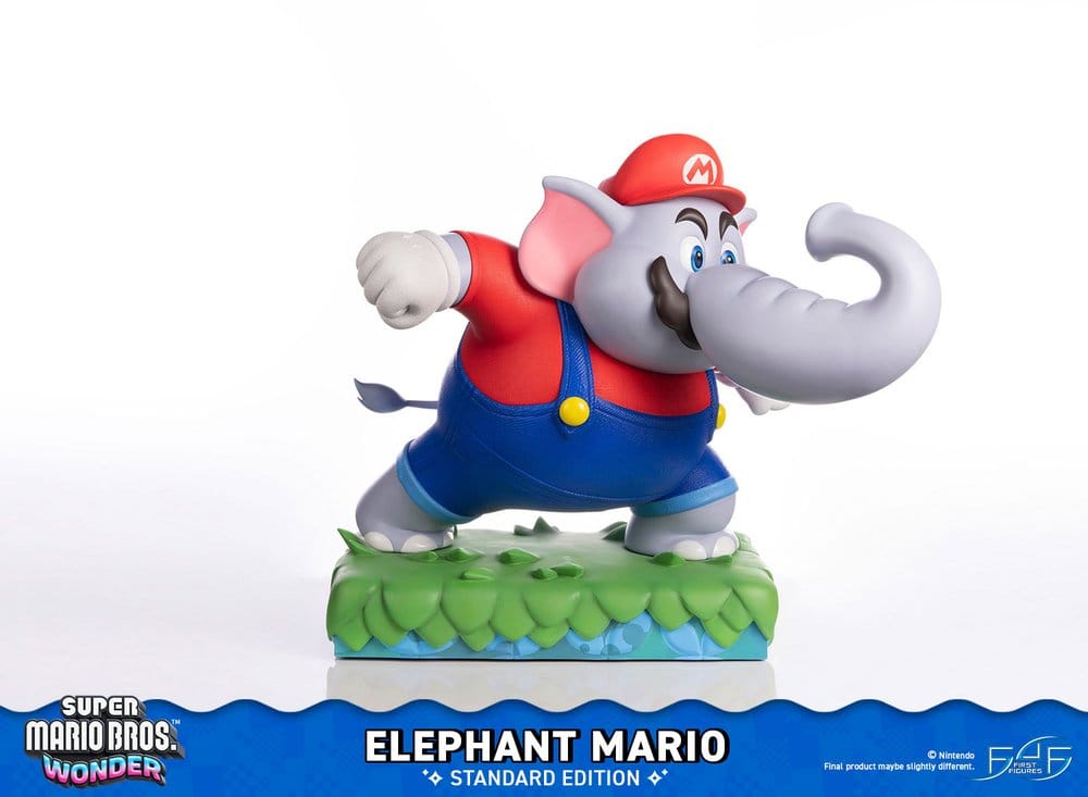 x_f4fsmbemst Super Mario Bros. Wonder Resin Statue Elephant Mario Standard Edition 43 cm - immagine 1