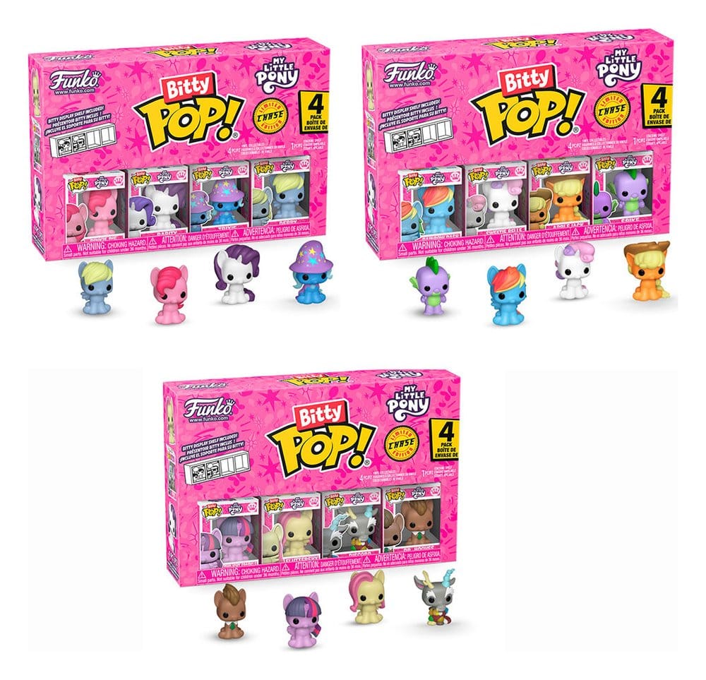x_fk92507 My Little Pony Bitty POP! Vinyl Figure PDQ 2,5 cm Assortment (12) - immagine 1