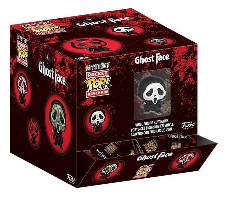 x_fk92887 Scream POP! Vinyl Keychains 4 cm Ghost Face Display (12) - immagine 1