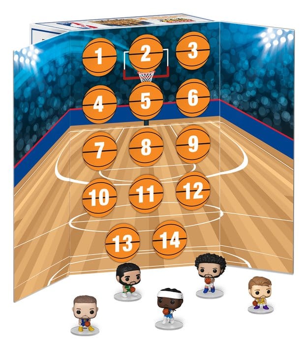 x_fk92919 NBA Pocket POP! 14 Day Advent Calendar Countdown - immagine 1