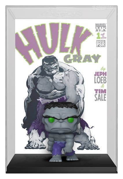 x_fk93505 Marvel POP! Comic Covers Vinyl Figure Gray Hulk 9 cm - immagine 1