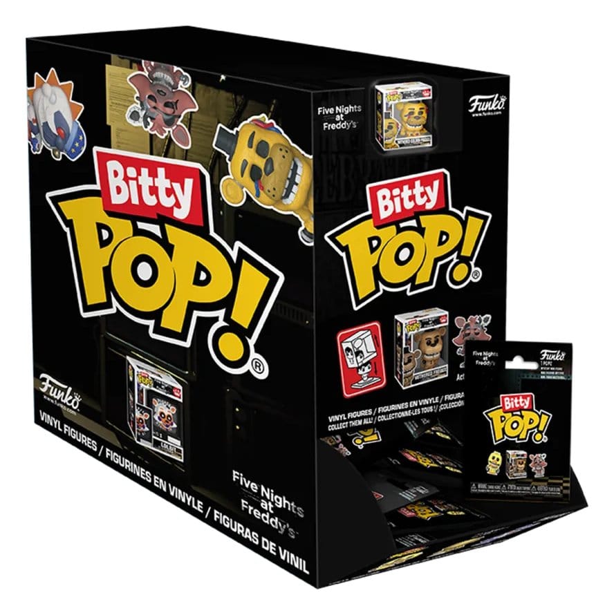 x_fk94043 Five Nights at Freddy's Bitty POP! Vinyl Figures 2 cm Display (32) - immagine 1