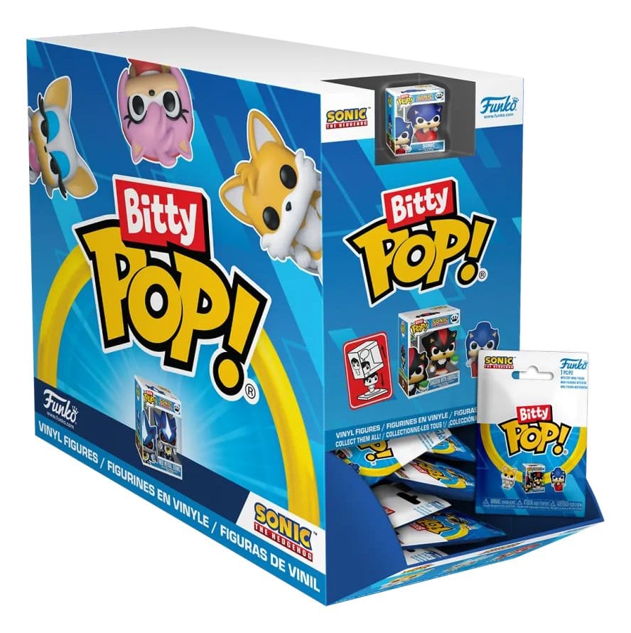 x_fk94061 Sonic the Hedgehog Bitty POP! Vinyl Figures 2 cm Display (32) - immagine 1