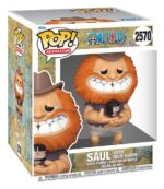 One Piece Super Sized POP! Animation Vinyl Figure Saul w/ Nico Robin 15 cm - immagine 2