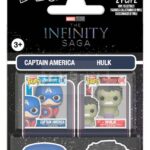 Marvel IS Bitty POP! Vinyl Figures 2-Pack Cap & Hulk 2 cm
