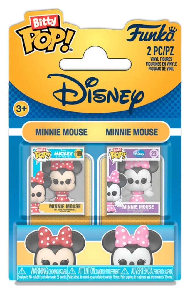 x_fk94222 Sanrio Bitty POP! Vinyl Figures 2-Pack Min & Min 2 cm - immagine 1