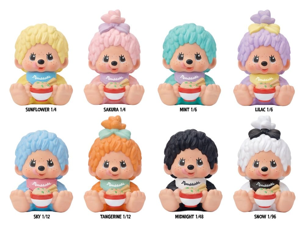 x_fnmk-40634 Monchhichi Rokimoto Figure Cup of Fun Sakura Series Blind Box Display (6) - immagine 1