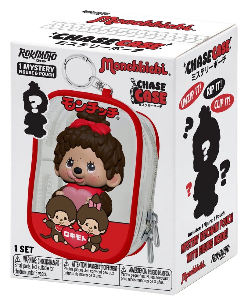 x_fnmk-40637 Monchhichi Keychain Pouch S1 Blind Box Display (12) - immagine 1