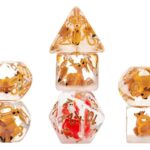 Christmas Resin Dice Set Reindeer & Santa