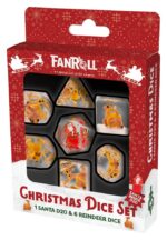 Christmas Resin Dice Set Reindeer & Santa - immagine 2