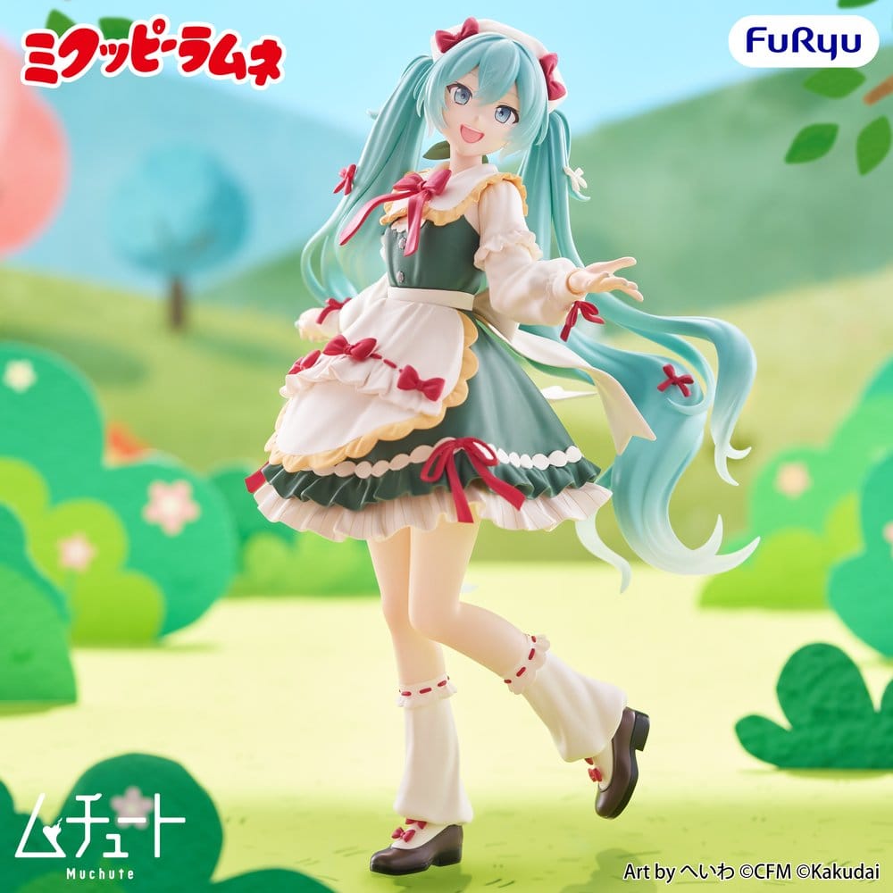 x_fryu51752 Mikuppy Ramune Muchute PVC Figure Mikuppy Ramune Ver. 18 cm - immagine 1