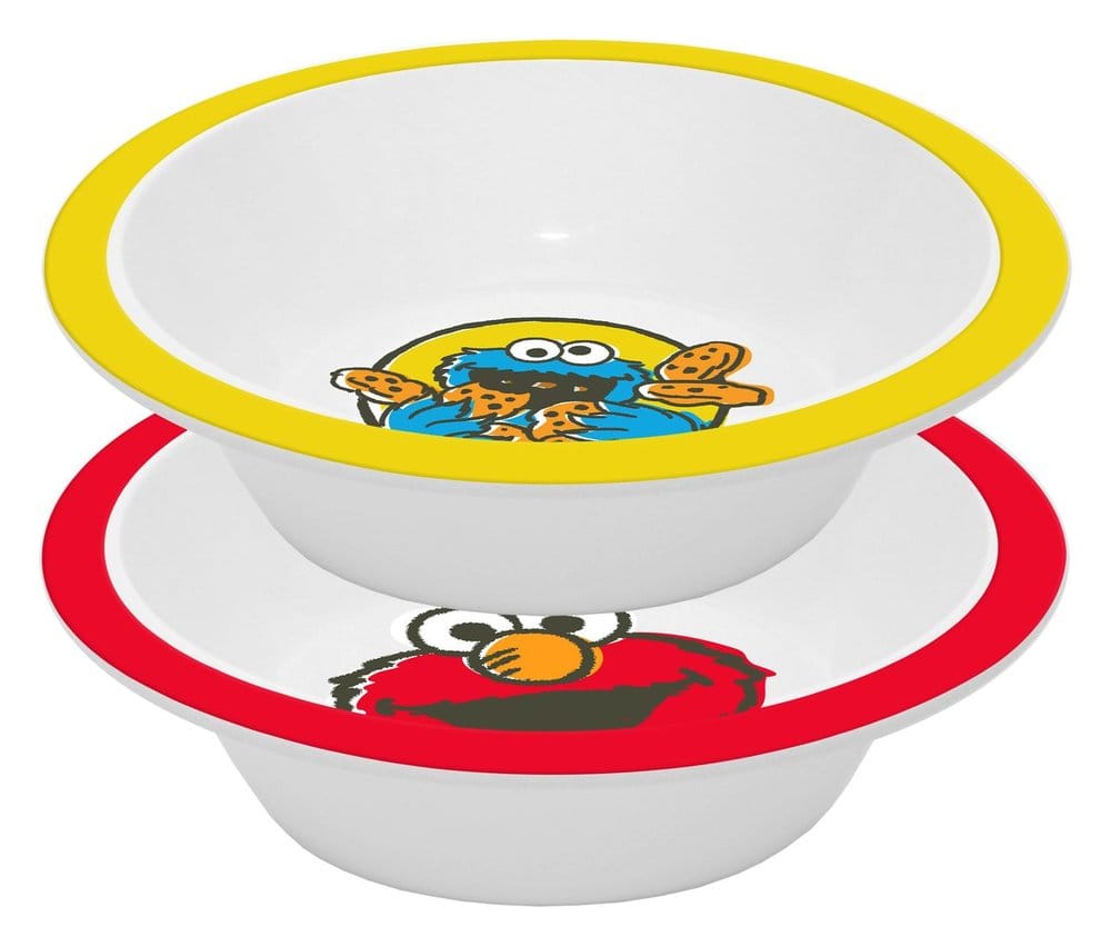 x_gdl15351 Sesame Street Cereal Bowl Vintage Kids 2-Pack 300ml - immagine 1