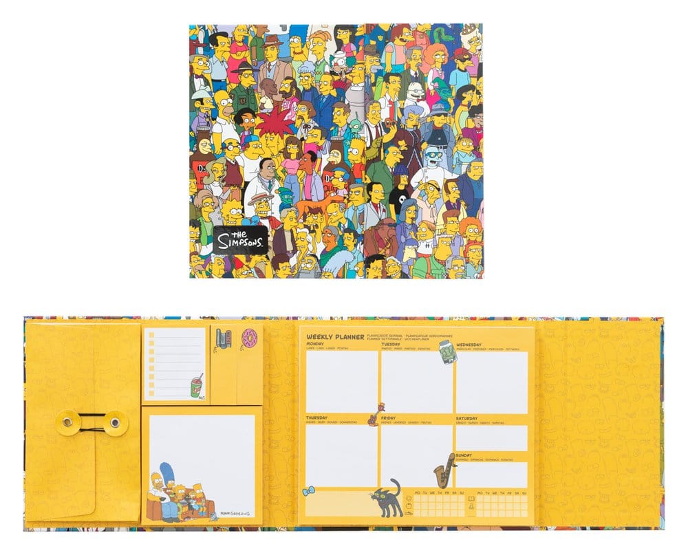 x_gpe81713 The Simpsons Weekly Planner with Sticky Notes 19 x 17 cm - immagine 1