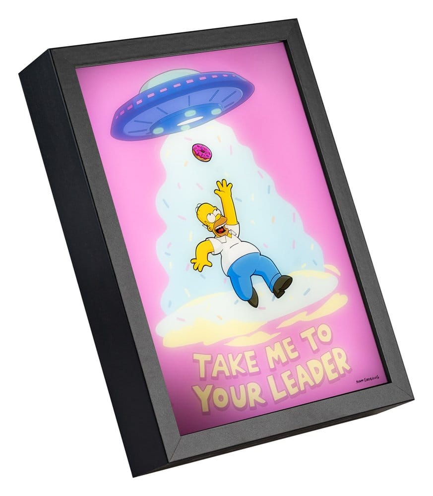x_gpe81868 The Simpsons Framed LED Poster 20 x 28 cm - immagine 1