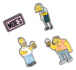 The Simpsons Pin Badges Set of 4 Moe's Tavern - immagine 2