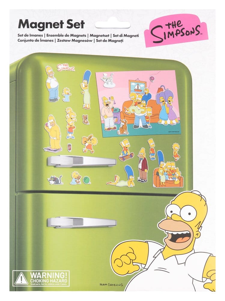 x_gpe81876 The Simpsons Figures Magnet Set Family - immagine 1