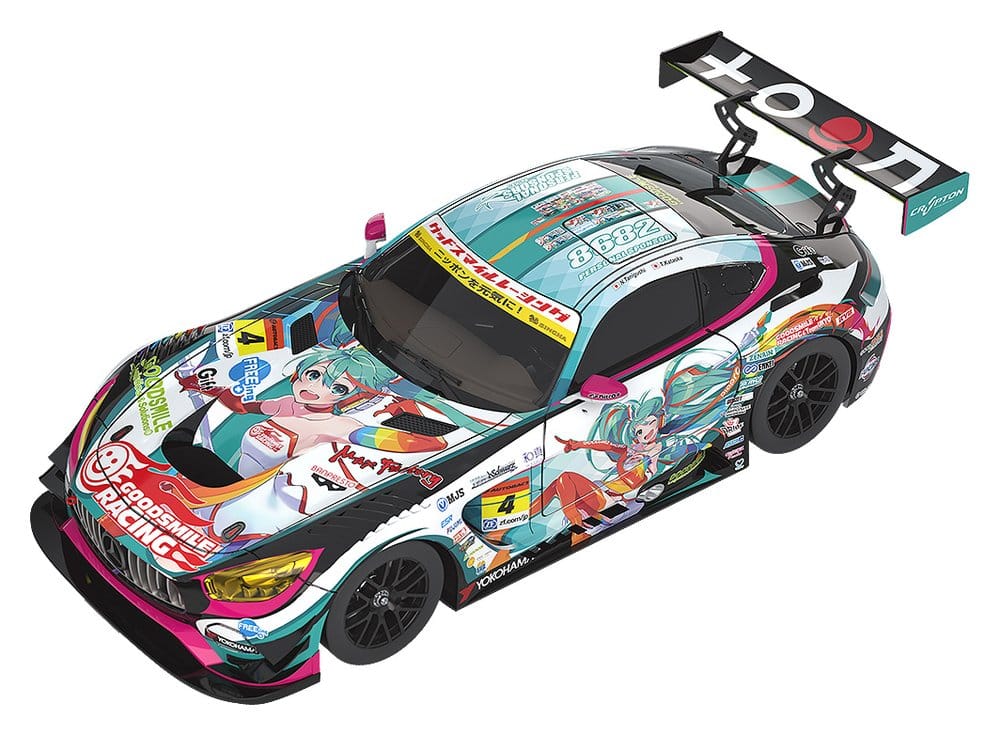 x_gsr58561 Hatsune Miku GT Project Vehicle 1/18 Good Smile Hatsune Miku AMG 2016 SUPER GT Ver. 26 cm - immagine 1