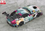 Hatsune Miku GT Project Vehicle 1/18 Good Smile Hatsune Miku AMG 2017 SUPER GT Ver. 26 cm - immagine 3