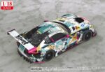 Hatsune Miku GT Project Vehicle 1/18 Good Smile Hatsune Miku AMG 2018 Final Race Ver. 26 cm - immagine 3