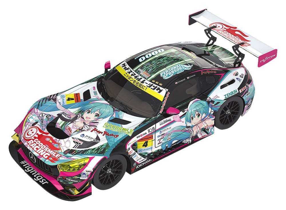 x_gsr58564 Hatsune Miku GT Project Vehicle 1/18 Good Smile Hatsune Miku AMG 2019 Ver. 26 cm - immagine 1