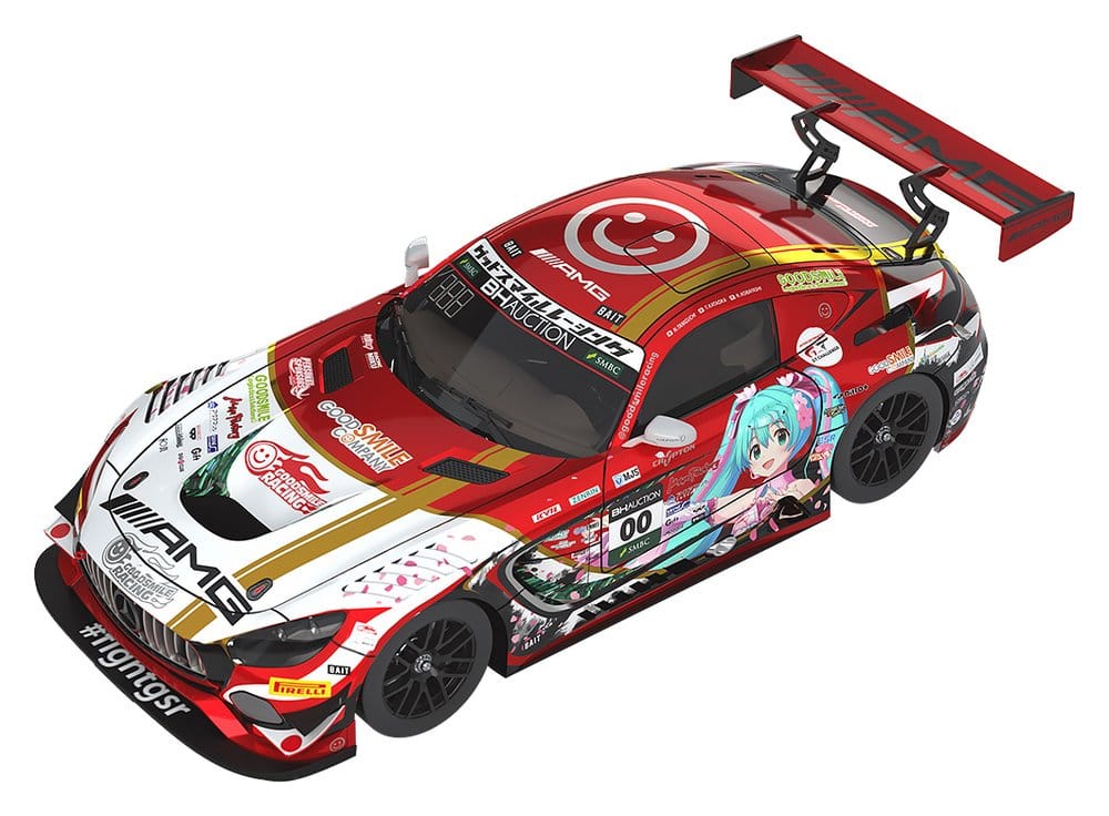x_gsr58590 Hatsune Miku GT Project Vehicle 1/43 Mercedes-AMG Team Good Smile 2019 Suzuka 10Hours Ver. 11 cm - immagine 1