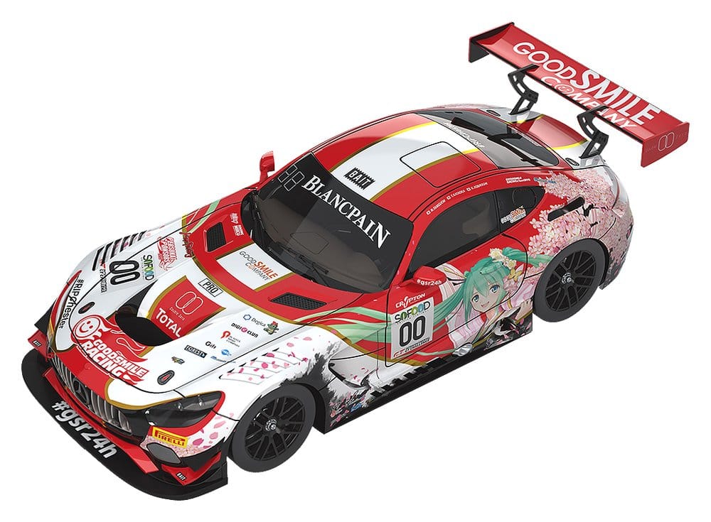 x_gsr58593 Hatsune Miku GT Project Vehicle 1/43 Good Smile Hatsune Miku AMG 2017 SPA24H Ver. 11 cm - immagine 1
