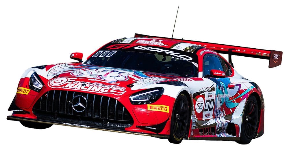 x_gsr58596 Hatsune Miku GT Project Vehicle 1/43 Hatsune Miku: AMG 2025 Spa 24H Ver. 11 cm - immagine 1