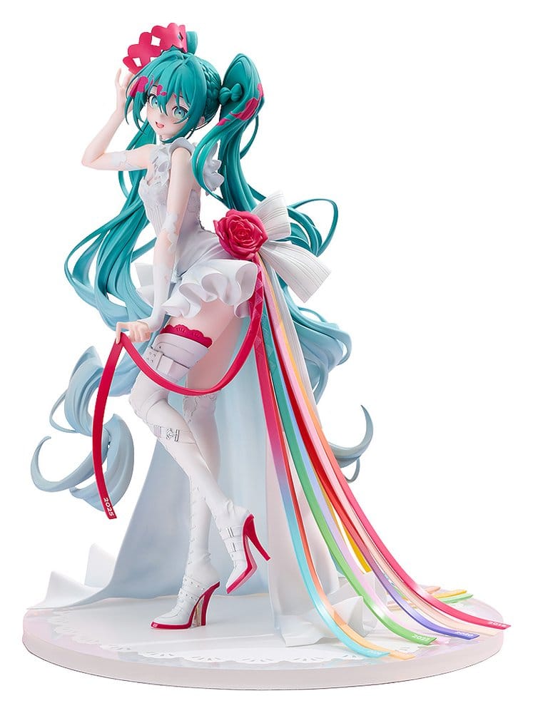 x_gsr58873 Hatsune Miku GT Project G.S. Collection PVC Figure 1/7 Racing Miku 15th "Rhapsody" 2010-2025 27 cm - immagine 1
