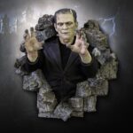 Frankenstein Wall Mount 1/1 Boris Karloff as Frankenstein's Monster 94 x 94 cm