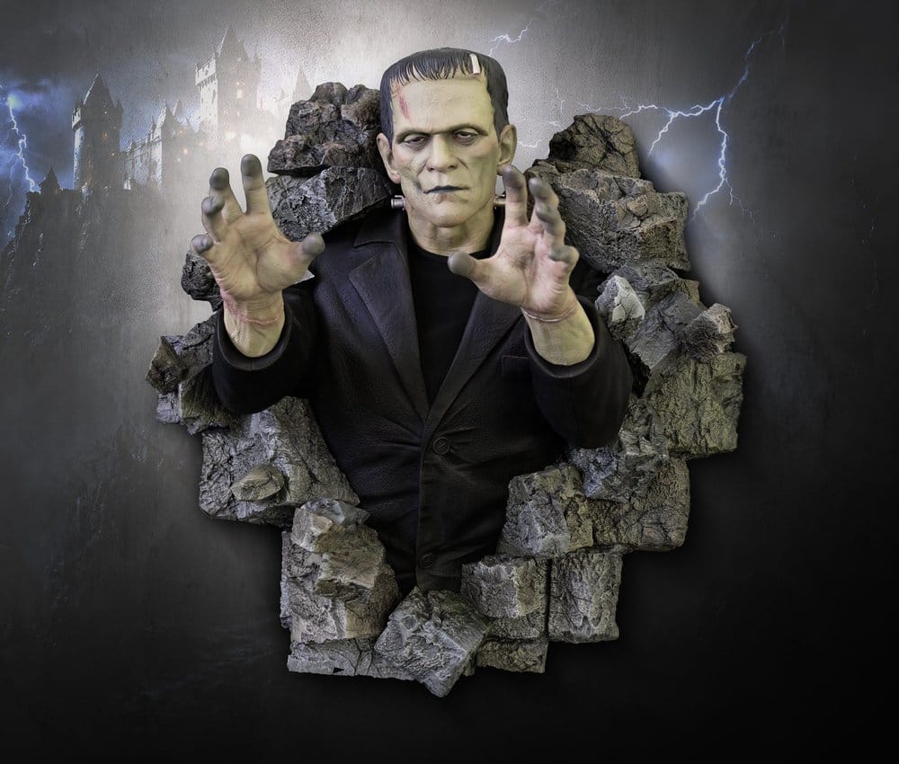 x_hcg9488 Frankenstein Wall Mount 1/1 Boris Karloff as Frankenstein's Monster 94 x 94 cm - immagine 1