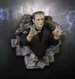 Frankenstein Wall Mount 1/1 Boris Karloff as Frankenstein's Monster 94 x 94 cm - immagine 5
