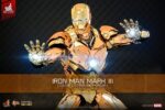 Iron Man Movie Masterpiece Diecast Action Figure 1/6 Iron Man Mark III (Golden & Copper Gold Version) Hot Toys Exclusive 33 cm - immagine 2