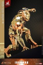 Iron Man Movie Masterpiece Diecast Action Figure 1/6 Iron Man Mark III (Golden & Copper Gold Version) Hot Toys Exclusive 33 cm - immagine 6