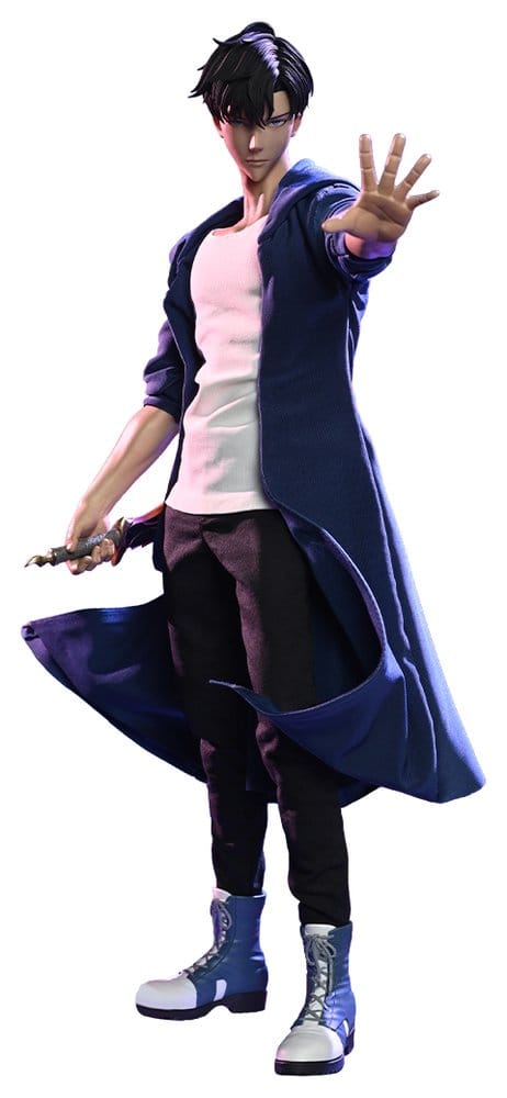 x_hot915782 Solo Leveling Action Figure 1/6 Sung Jinwoo 32 cm - immagine 1