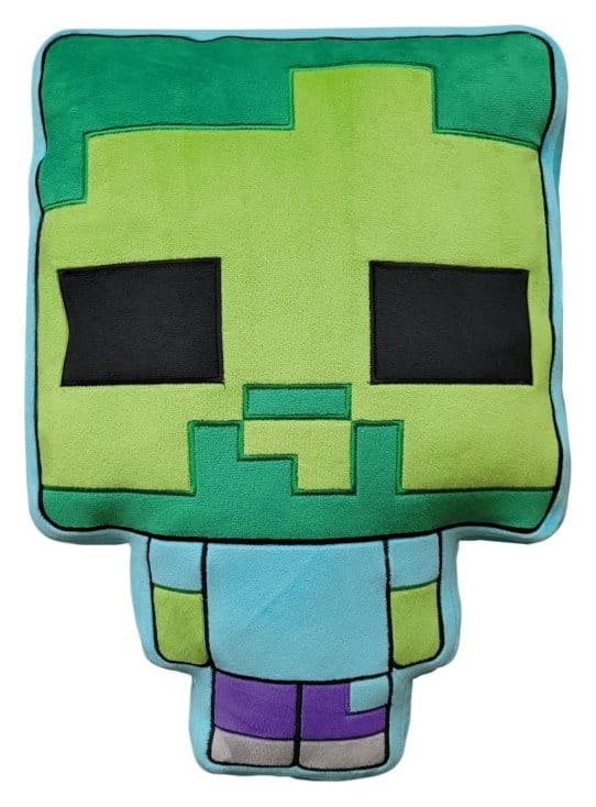 x_htex-mnc-834sc Minecraft Pillow Zombie 45 cm - immagine 1