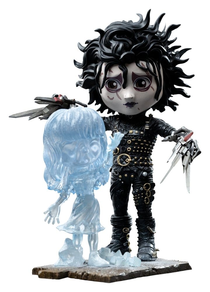 x_is33713 Edward Scissorhands MiniCo Statue Edward Scissorhands 14 cm - immagine 1
