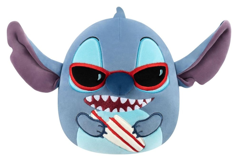 x_jazsqdi01942 Lilo & Stitch Squishmallow Plush Figure Stitch With Surfboard 20 cm - immagine 1