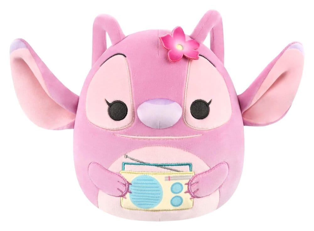 x_jazsqdi01943 Lilo & Stitch Squishmallow Plush Figure Angel With Boombox 20 cm - immagine 1