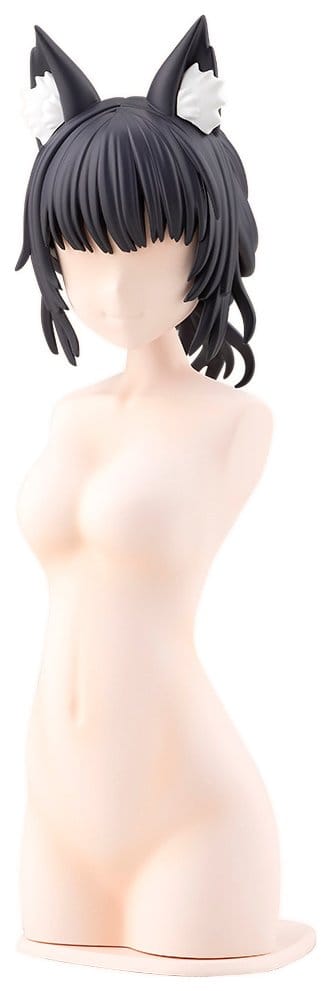 x_ktojk096 Sousai Shojo Teien Model Kit Accessory Set Arranged Wigs Animal Ears Messy Bun Fox 9 cm - immagine 1