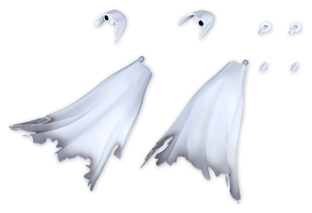 x_ktomo008 Kotobukiya M.S.G. Model Kit Accessory Set Dress Up Parts Side Cloak White Ver. 13 cm - immagine 1