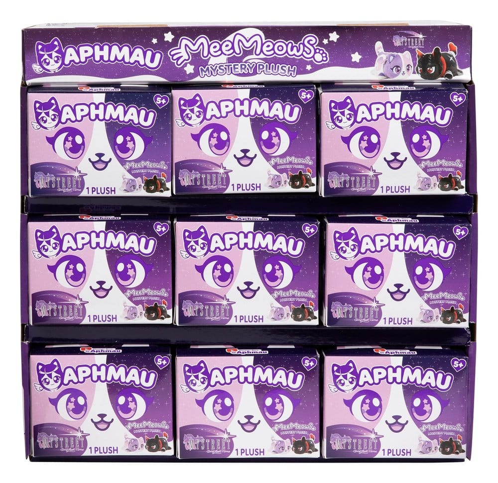 x_lctp40606 Aphmau Plush Figure My Street Mystery Meemeow 15 cm Blind Box Display (9) - immagine 1