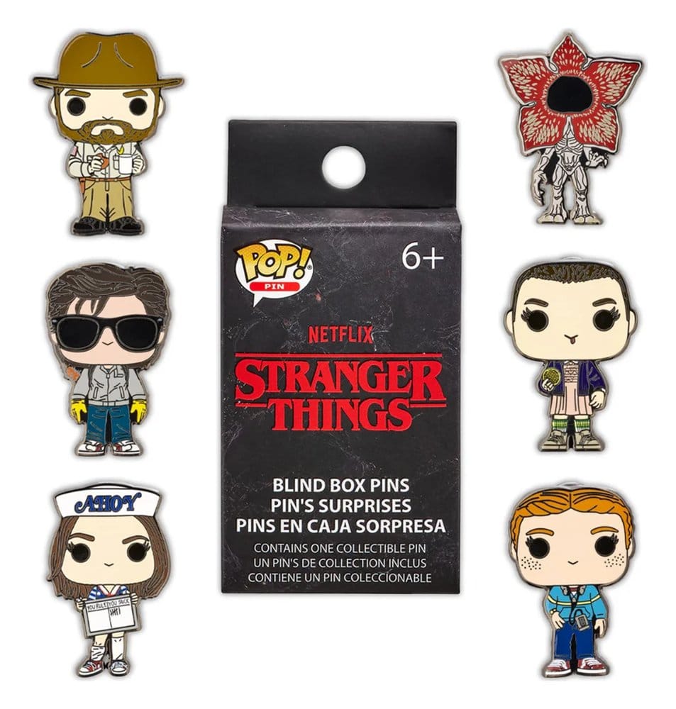 x_lf-nfxpn0070 Stranger Things: Characters Blind Box Pin Set Display (12) - immagine 1
