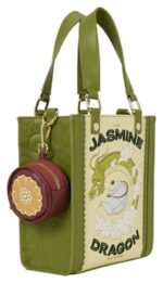 Avatar: The Last Airbender by Loungefly Canvas Tote Bag with Coin Purse Jasmine Dragon - immagine 3
