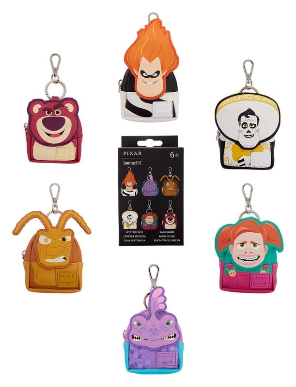 x_lf-wdbc0036 Disney Pixar Rivals by Loungefly Bag Charm Mystery Box Display (15) - immagine 1
